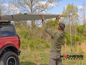 Ford Bronco Roof Rack Awning - Retractable - 6'6" x 9'8"